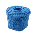 China Factory blue 3 strand pp split film rope  packing rope-6mm